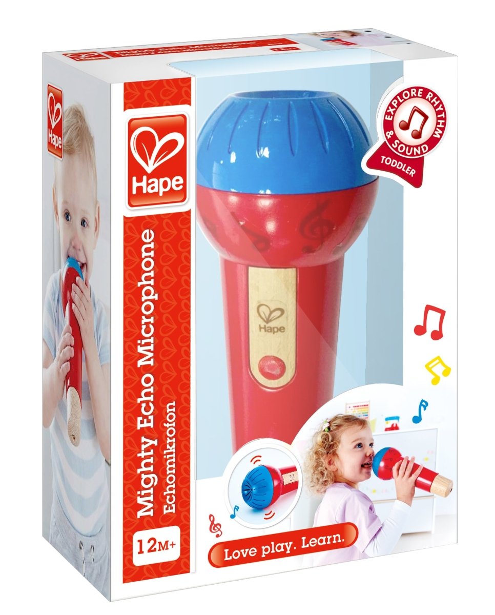 Hape Music Mighty Echo Microphone - Premium for Kids in Qatar | Toysaro.com