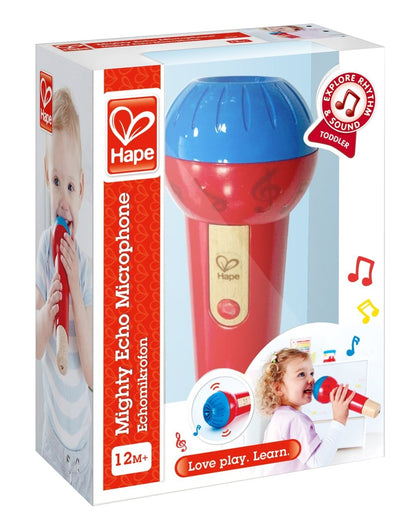 Hape Music Mighty Echo Microphone - Premium for Kids in Qatar | Toysaro.com