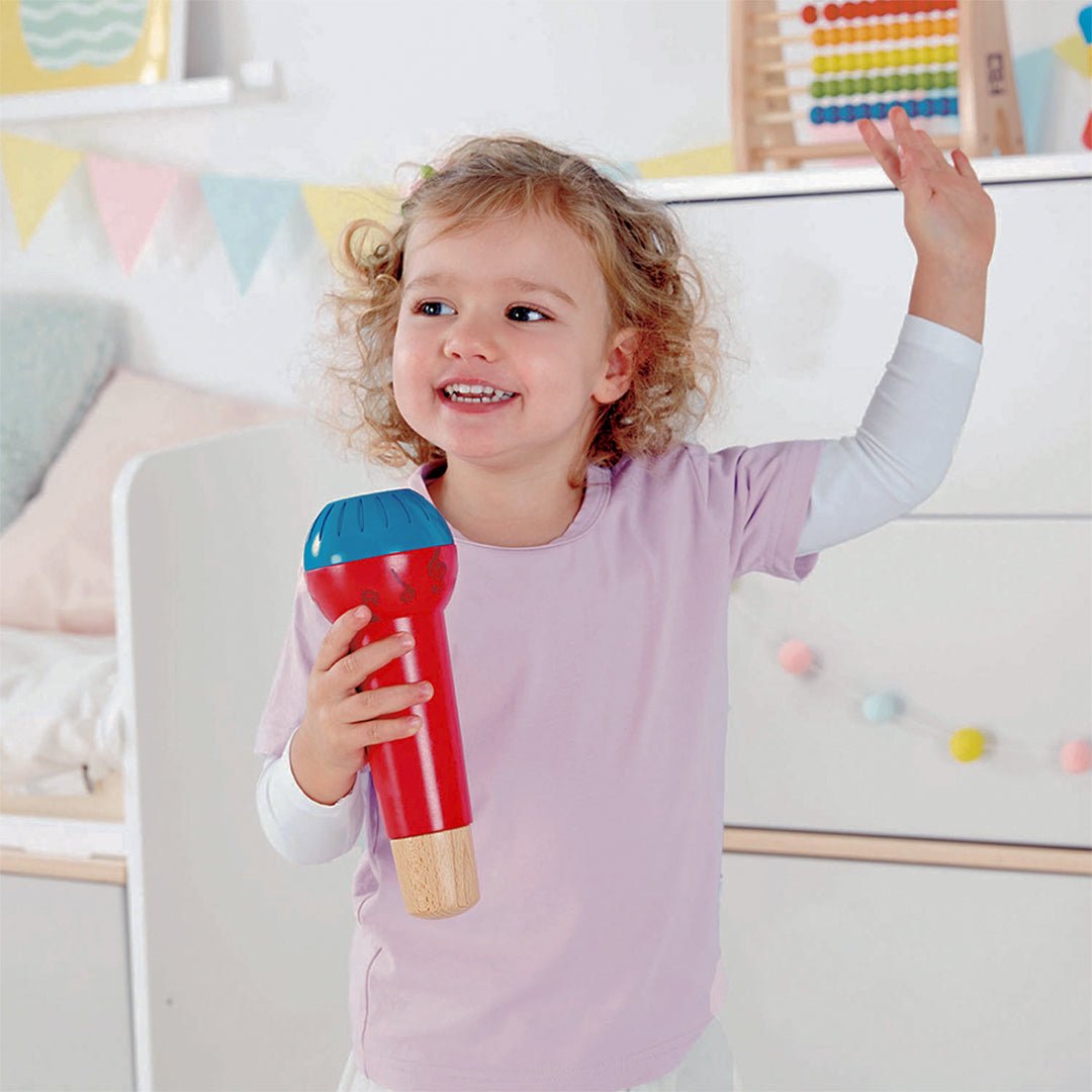 Hape Music Mighty Echo Microphone - Premium for Kids in Qatar | Toysaro.com