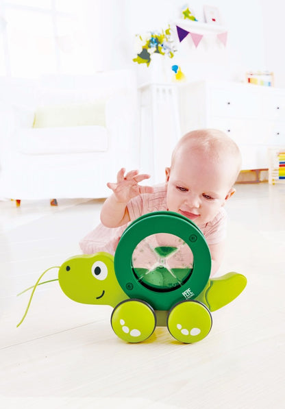 Hape Pepe & Friends Tito Push & Pull Along Toy - Premium for Kids in Qatar | Toysaro.com