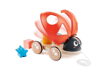 Hape Wooden Ladybug - Themed Push and Pull - Along Toy - Premium for Kids in Qatar | Toysaro.com