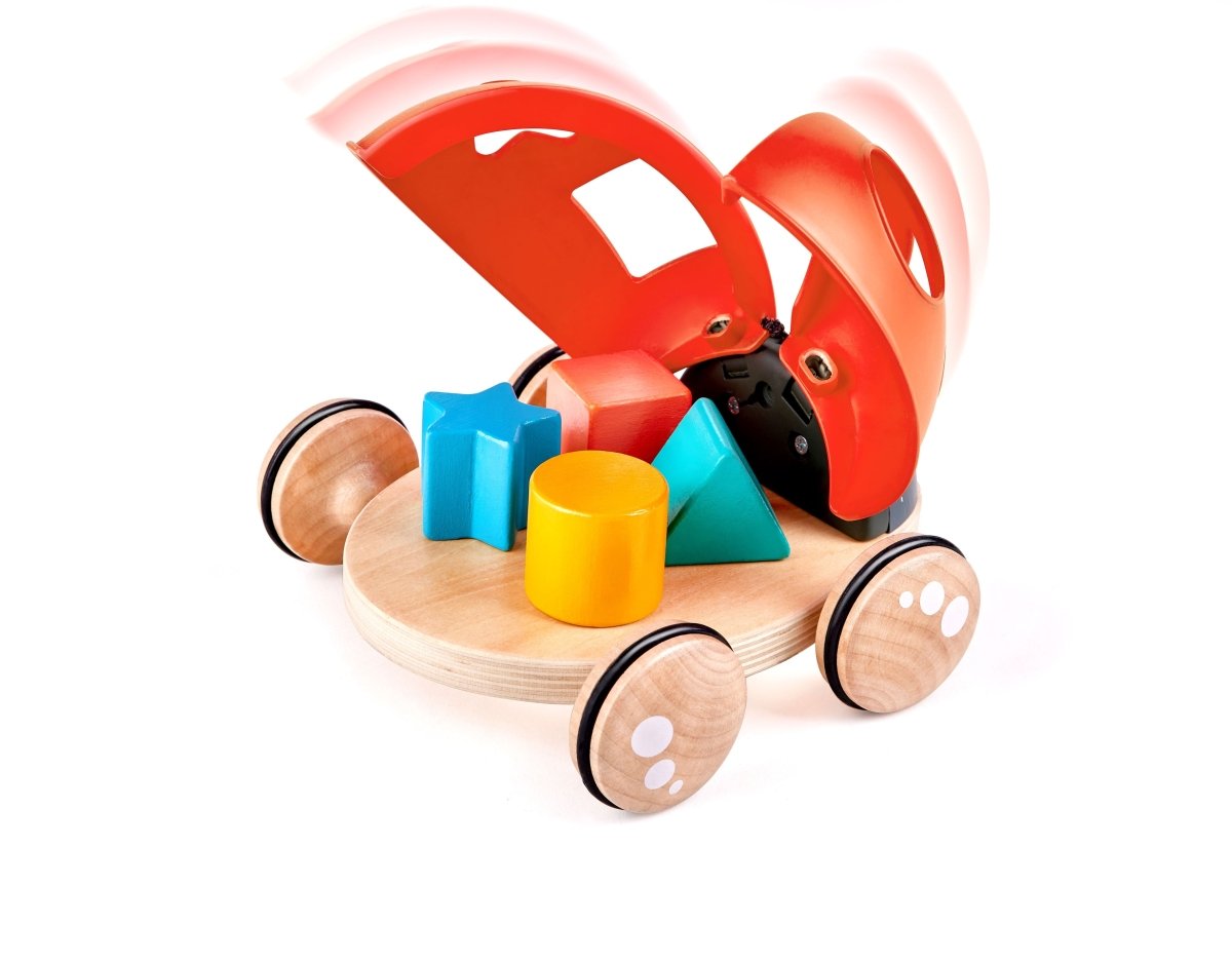 Hape Wooden Ladybug - Themed Push and Pull - Along Toy - Premium for Kids in Qatar | Toysaro.com