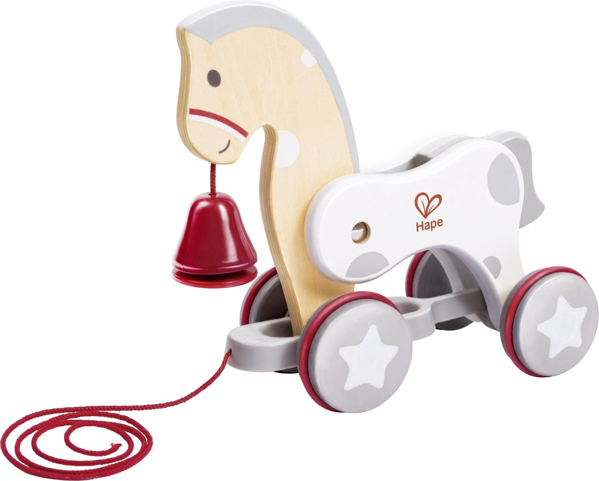 Hape Pony Pull Along Push and Pull Toy - Premium for Kids in Qatar | Toysaro.com
