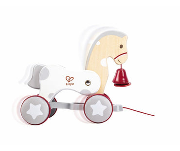 Hape Pony Pull Along Push and Pull Toy - Premium for Kids in Qatar | Toysaro.com