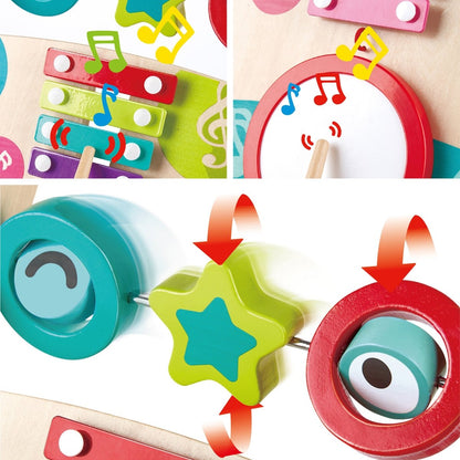 Hape Wooden First Musical Walker - Premium for Kids in Qatar | Toysaro.com