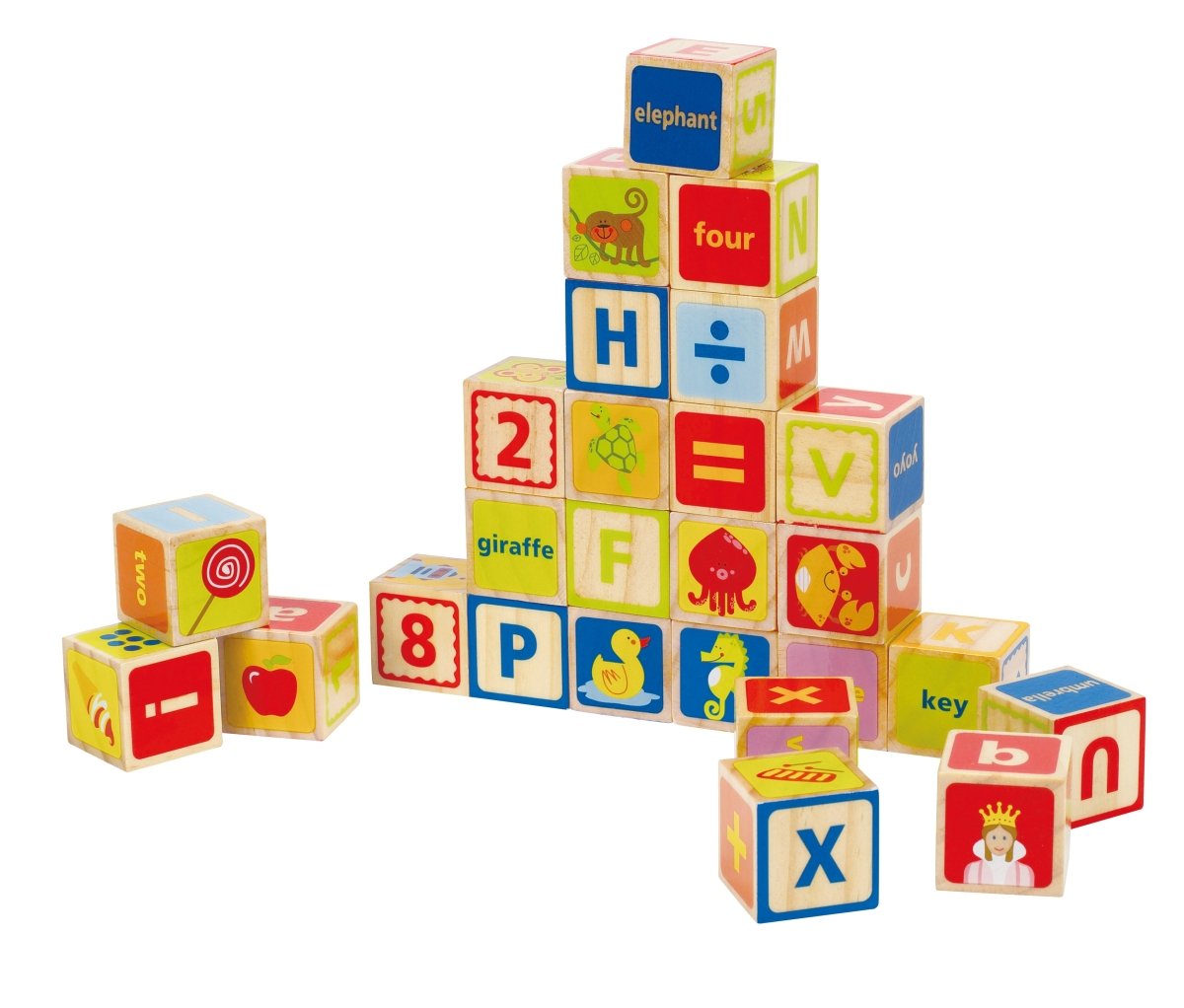 Hape Educational ABC Blocks 26pcs - Premium for Kids in Qatar | Toysaro.com