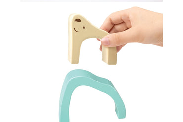 Hape Arctic Polar Bear Stacking Blocks - Premium for Kids in Qatar | Toysaro.com