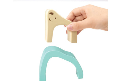 Hape Arctic Polar Bear Stacking Blocks - Premium for Kids in Qatar | Toysaro.com