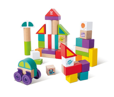 Hape Space Monster Stacking Blocks, 12M+, Multicolor - Premium for Kids in Qatar | Toysaro.com