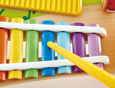 Hape 5 - in - 1 Mighty Mini Band Musical Wooden Instrument Set - Premium for Kids in Qatar | Toysaro.com