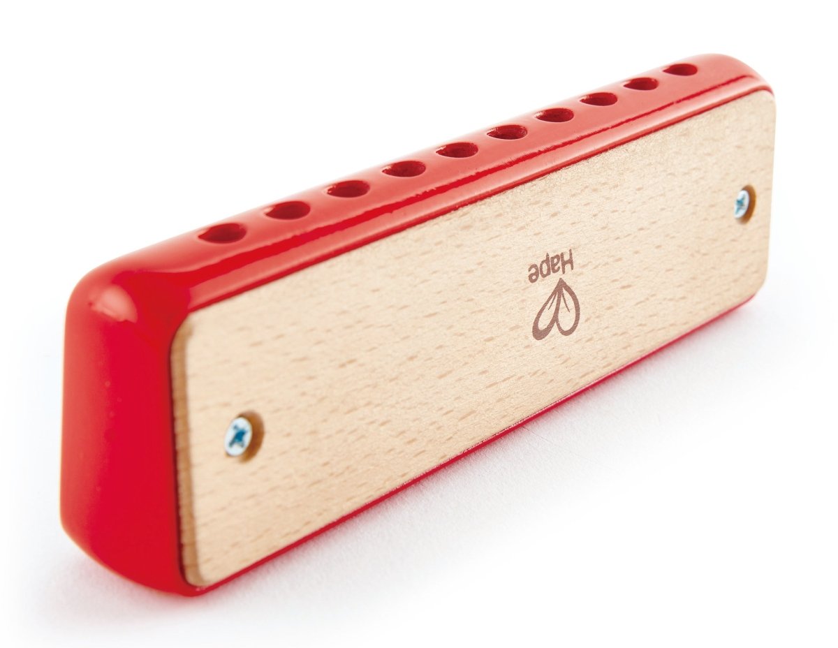 Hape Blues Harmonica Wooden Musical Instrument - Premium for Kids in Qatar | Toysaro.com