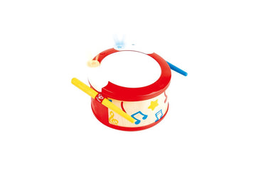 Hape Learn with Lights Musical Instrument Drum Set - 3pcs - Premium for Kids in Qatar | Toysaro.com