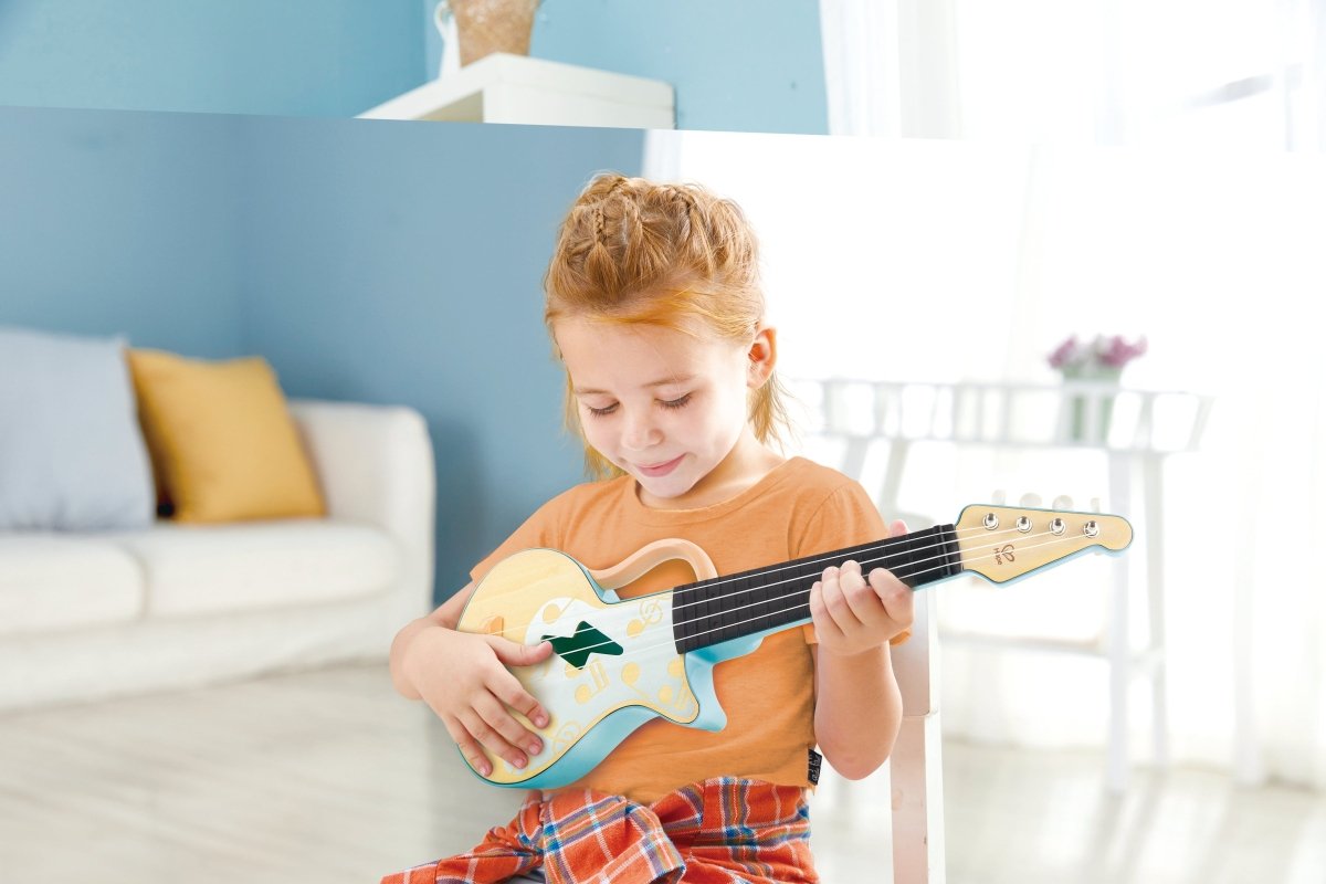 Hape - Rock n’ Roll Ukulele Wooden Musical Instrument - Premium for Kids in Qatar | Toysaro.com