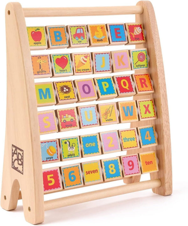 Hape Educational Alphabet Wooden Abacus - Premium for Kids in Qatar | Toysaro.com