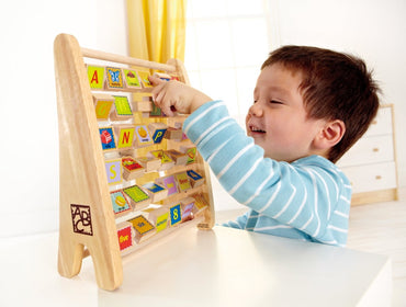 Hape Educational Alphabet Wooden Abacus - Premium for Kids in Qatar | Toysaro.com