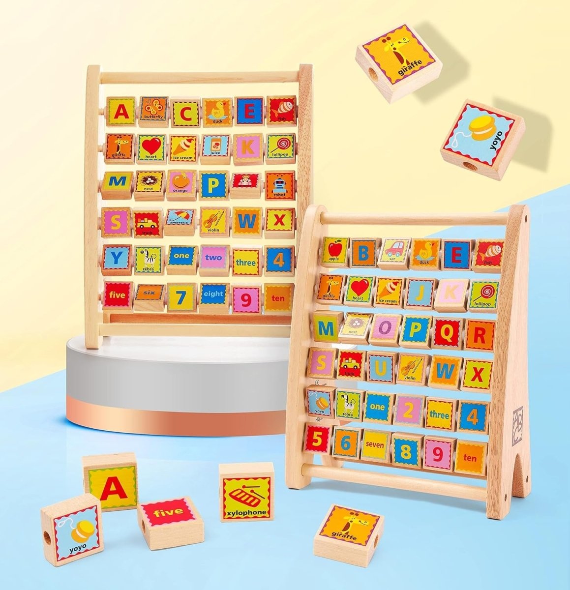 Hape Educational Alphabet Wooden Abacus - Premium for Kids in Qatar | Toysaro.com