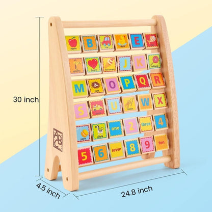 Hape Educational Alphabet Wooden Abacus - Premium for Kids in Qatar | Toysaro.com
