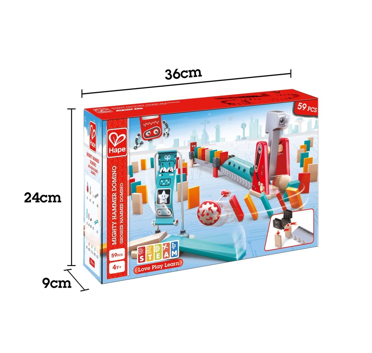 Mighty Hammer Domino - Premium for Kids in Qatar | Toysaro.com