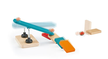 Hape - Robot Factory Domino STEAM Toy Wooden Set - 122pcs - Premium for Kids in Qatar | Toysaro.com