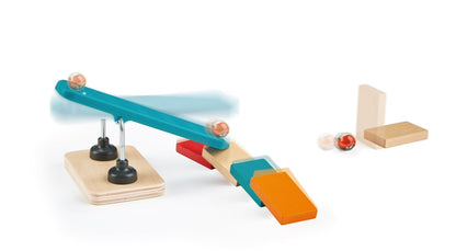 Hape - Robot Factory Domino STEAM Toy Wooden Set - 122pcs - Premium for Kids in Qatar | Toysaro.com
