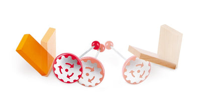 Hape - Robot Factory Domino STEAM Toy Wooden Set - 122pcs - Premium for Kids in Qatar | Toysaro.com