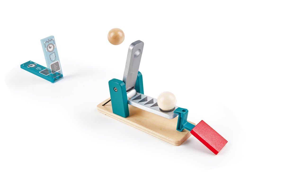 Hape - Robot Factory Domino STEAM Toy Wooden Set - 122pcs - Premium for Kids in Qatar | Toysaro.com