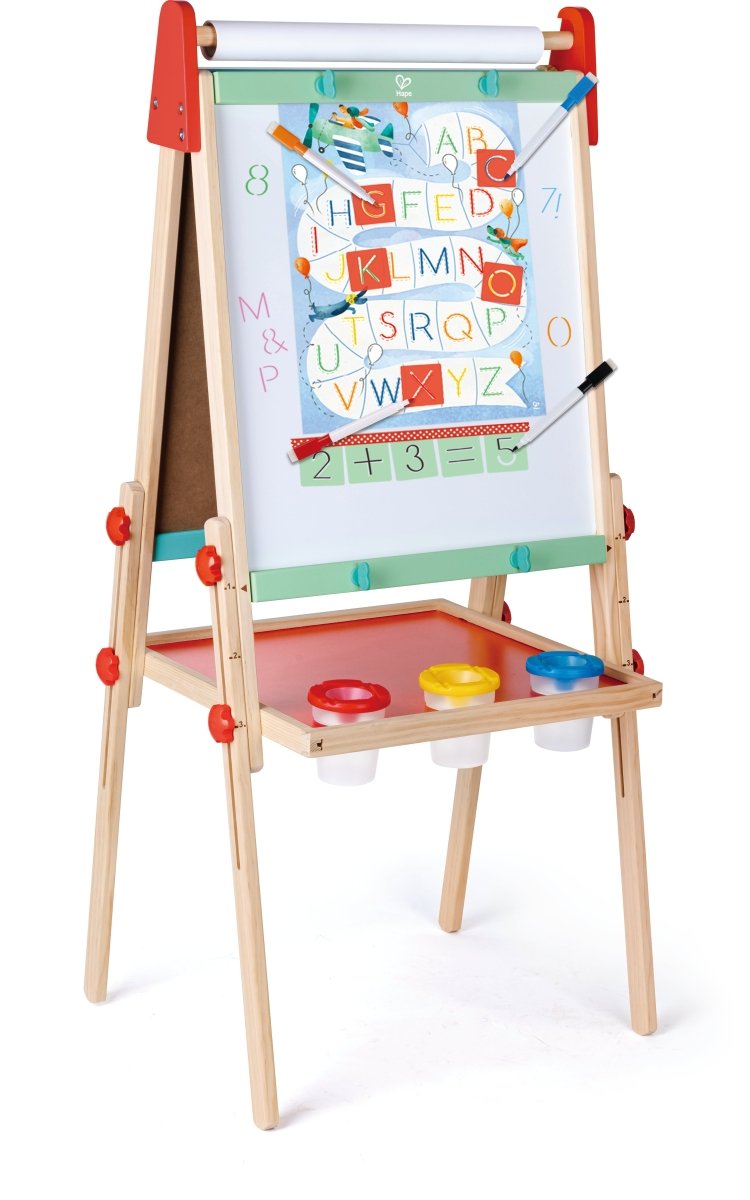 Hape Letters And Numbers Tracing Arts & Craft Set 66pcs - Premium for Kids in Qatar | Toysaro.com