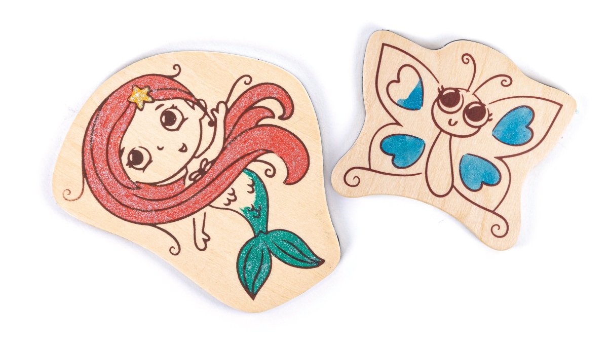 Hape DIY Magic Friends Art & Craft Set w/ Wooden Magnets - Premium for Kids in Qatar | Toysaro.com