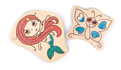 Hape DIY Magic Friends Art & Craft Set w/ Wooden Magnets - Premium for Kids in Qatar | Toysaro.com