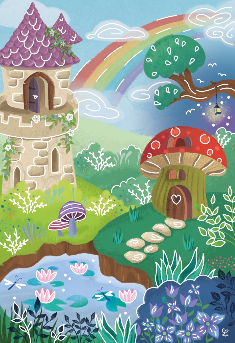 Hape DIY Magic Friends Art & Craft Set w/ Wooden Magnets - Premium for Kids in Qatar | Toysaro.com