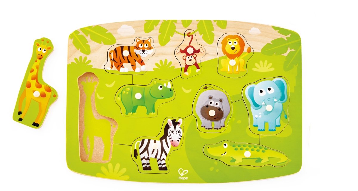 Hape Jungle Peg Puzzle - Premium for Kids in Qatar | Toysaro.com