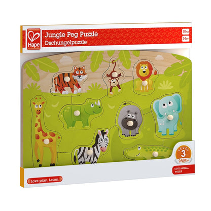 Hape Jungle Peg Puzzle - Premium for Kids in Qatar | Toysaro.com