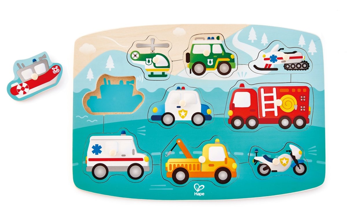 Emergency Peg Puzzle - Premium for Kids in Qatar | Toysaro.com