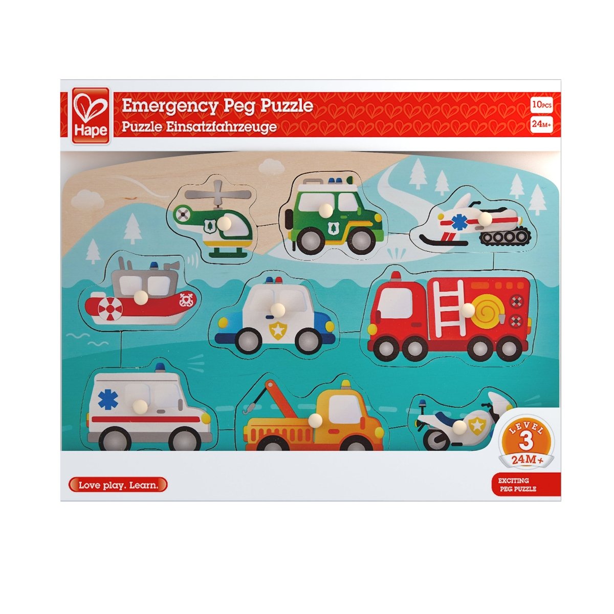 Emergency Peg Puzzle - Premium for Kids in Qatar | Toysaro.com