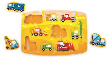 Hape Educational Construction Peg Wooden Puzzle - Premium for Kids in Qatar | Toysaro.com
