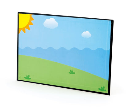 Hape Two - sided Magnetic Art Box Wooden Playset - 91pcs - Premium for Kids in Qatar | Toysaro.com