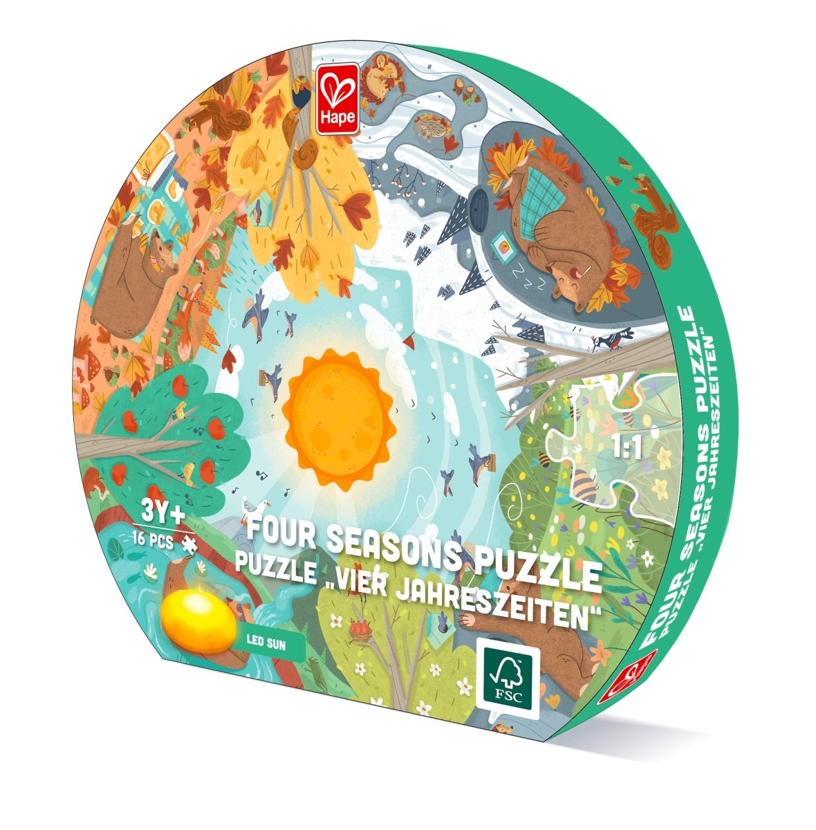 Hape Four Seasons Puzzle - Premium for Kids in Qatar | Toysaro.com