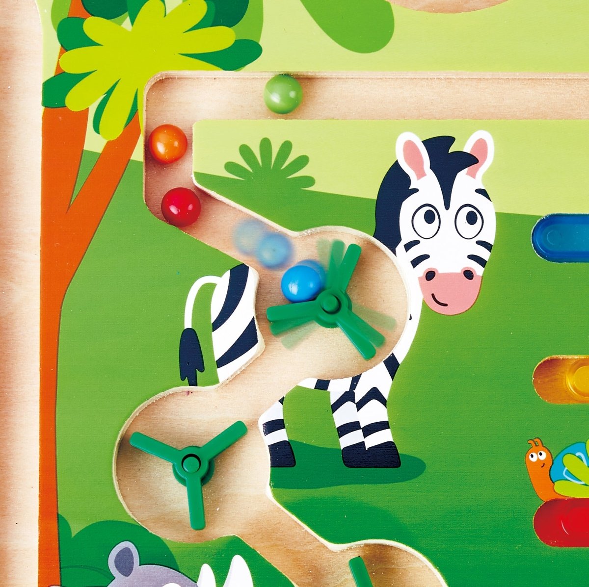 Hape Wooden Magnetic Jungle Educational Maze - Premium for Kids in Qatar | Toysaro.com