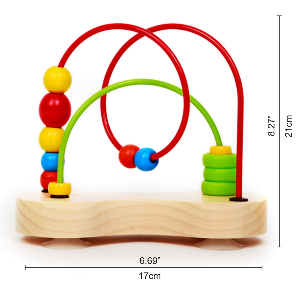 Hape Double Bubble Wooden Bead Maze - Premium for Kids in Qatar | Toysaro.com