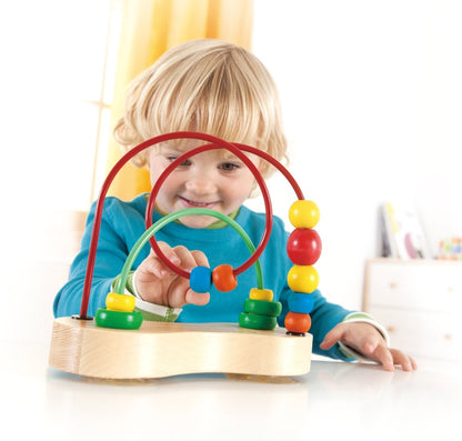 Hape Double Bubble Wooden Bead Maze - Premium for Kids in Qatar | Toysaro.com