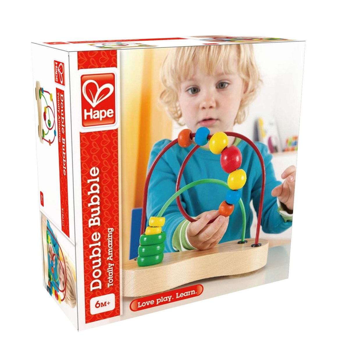 Hape Double Bubble Wooden Bead Maze - Premium for Kids in Qatar | Toysaro.com