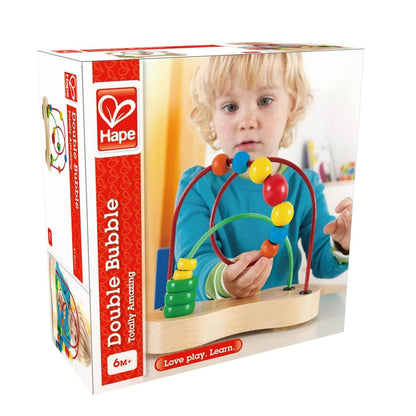 Hape Double Bubble Wooden Bead Maze - Premium for Kids in Qatar | Toysaro.com