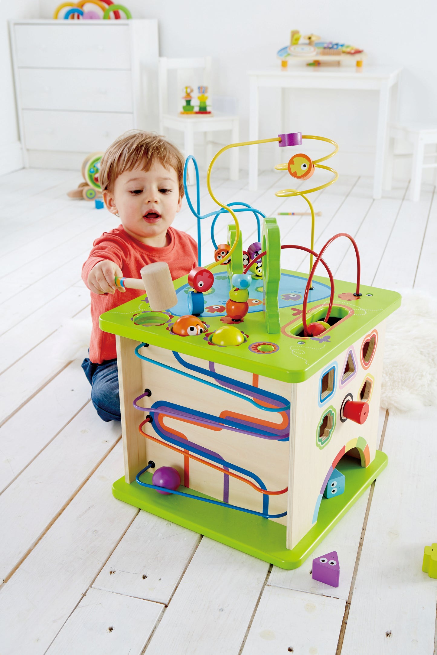 Hape Country Critters Wooden Activity Play Cube