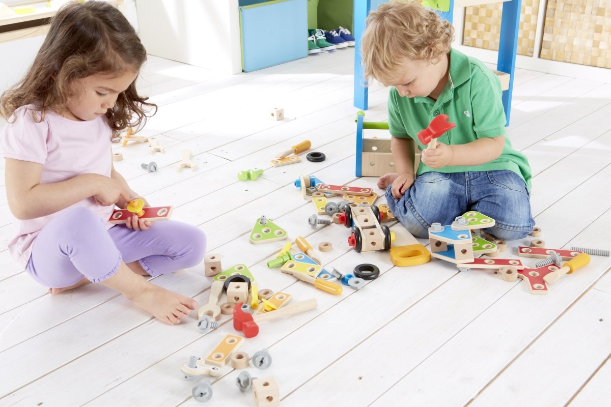 Hape Fix - It Wooden Tool Box - Premium for Kids in Qatar | Toysaro.com