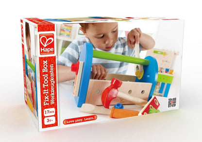 Hape Fix - It Wooden Tool Box - Premium for Kids in Qatar | Toysaro.com