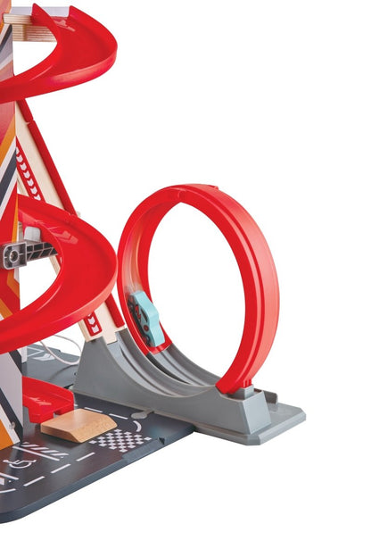Hape Gearhead Stunt Garage - Premium for Kids in Qatar | Toysaro.com