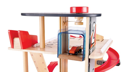 Hape Gearhead Stunt Garage - Premium for Kids in Qatar | Toysaro.com