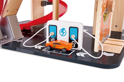 Hape Gearhead Stunt Garage - Premium for Kids in Qatar | Toysaro.com