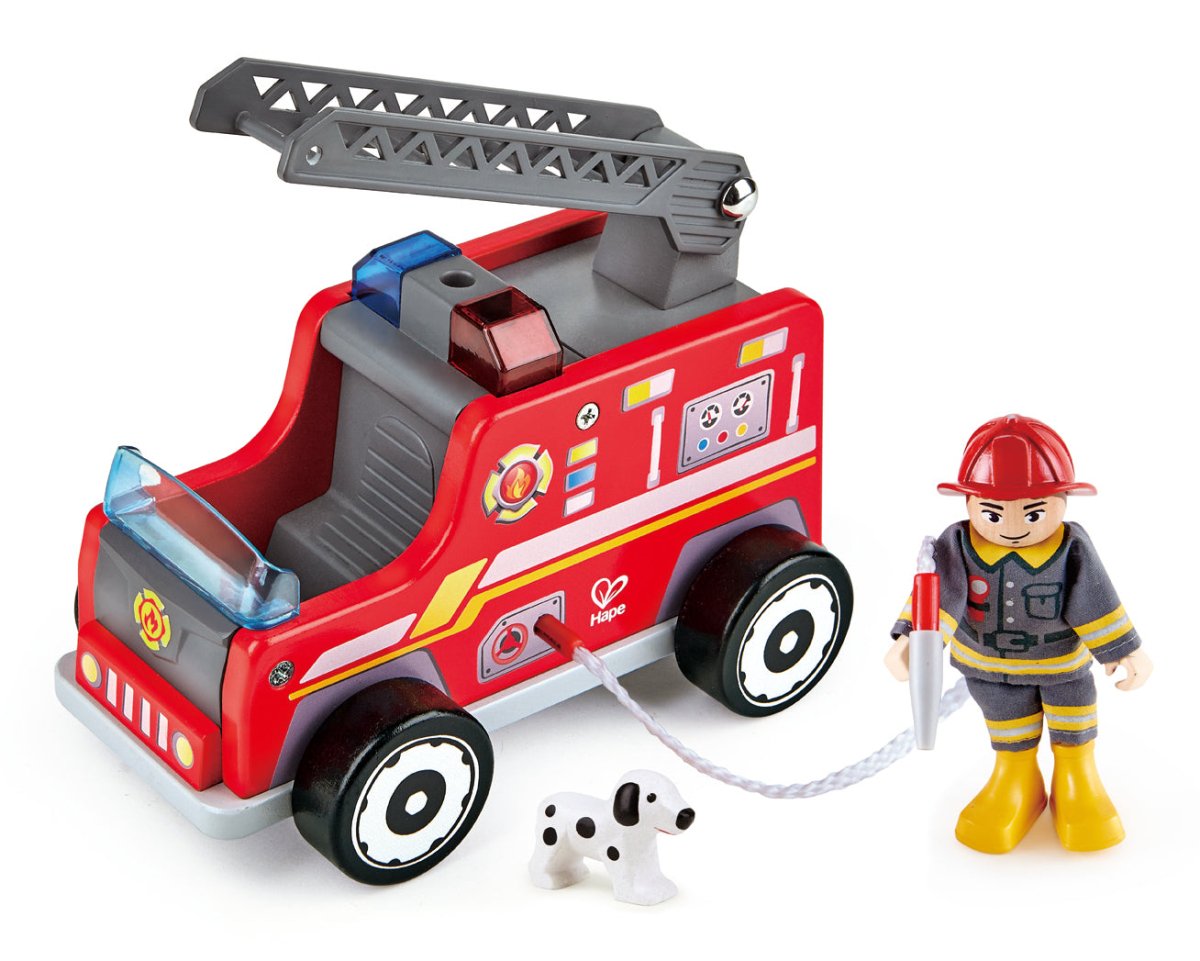 Hape Role Play Fire Rescue Team 3pcs - Premium for Kids in Qatar | Toysaro.com