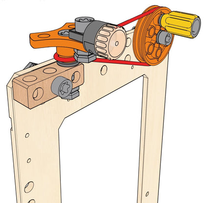 Hape Junior Inventor Deluxe Scientific Wooden Workbench 79pcs - Premium for Kids in Qatar | Toysaro.com